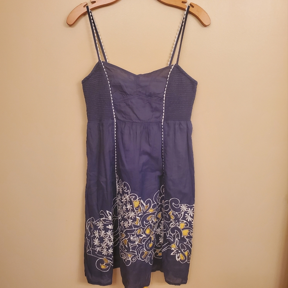 LULUVIA Navy Sundress SIZE S